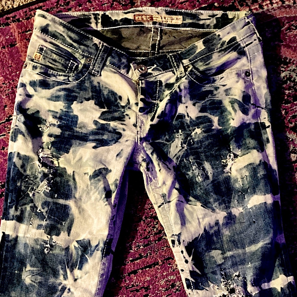Big Star LowRise DIY Bleached&Distressed Jeans 28R